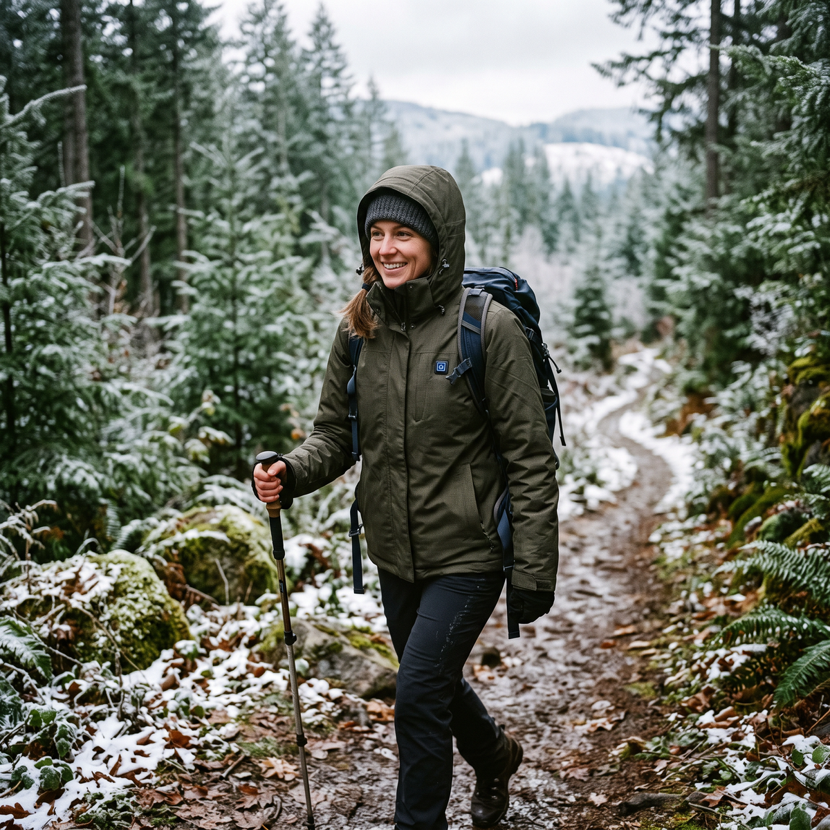 Heated Hooded Jacket