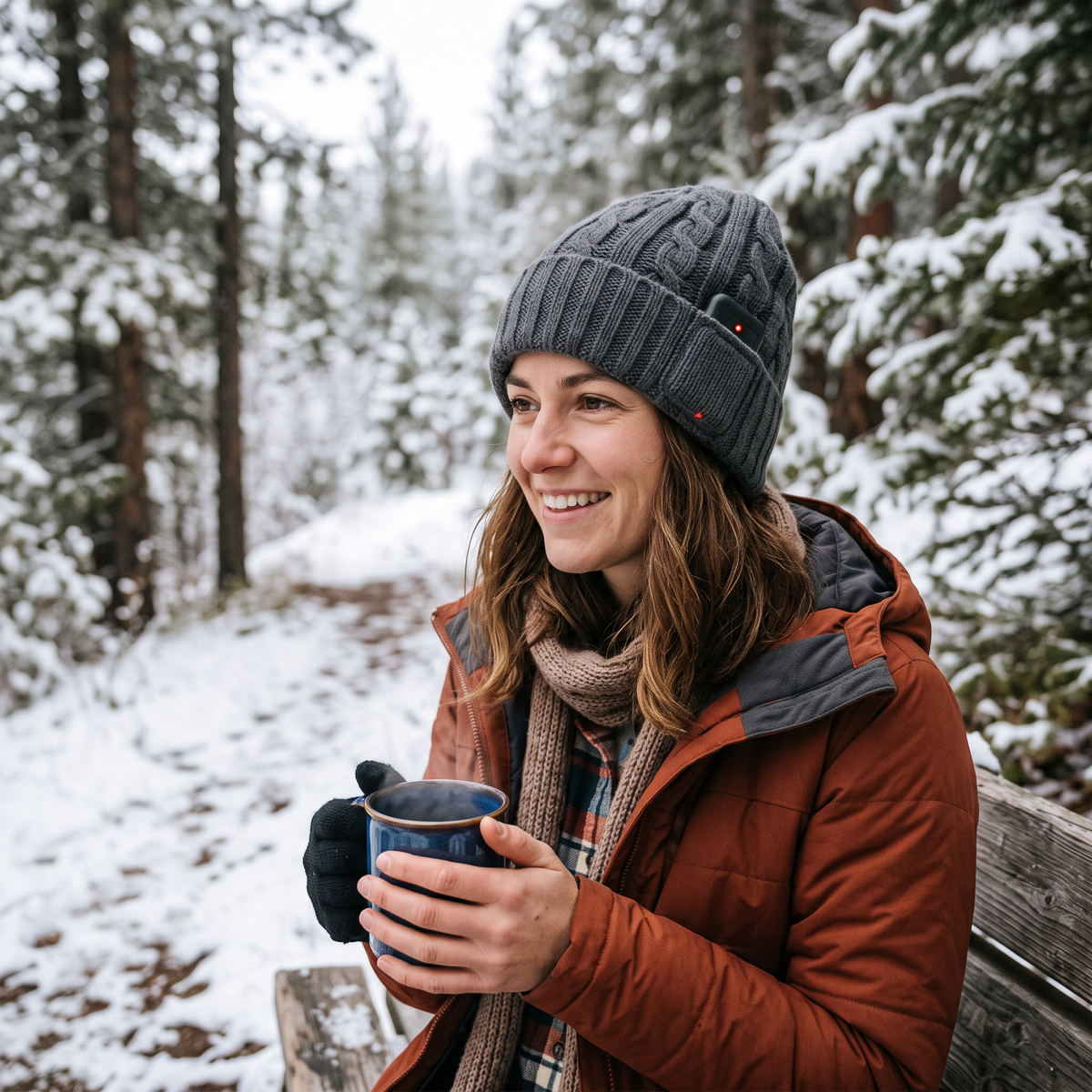 Rechargeable Heated Beanie