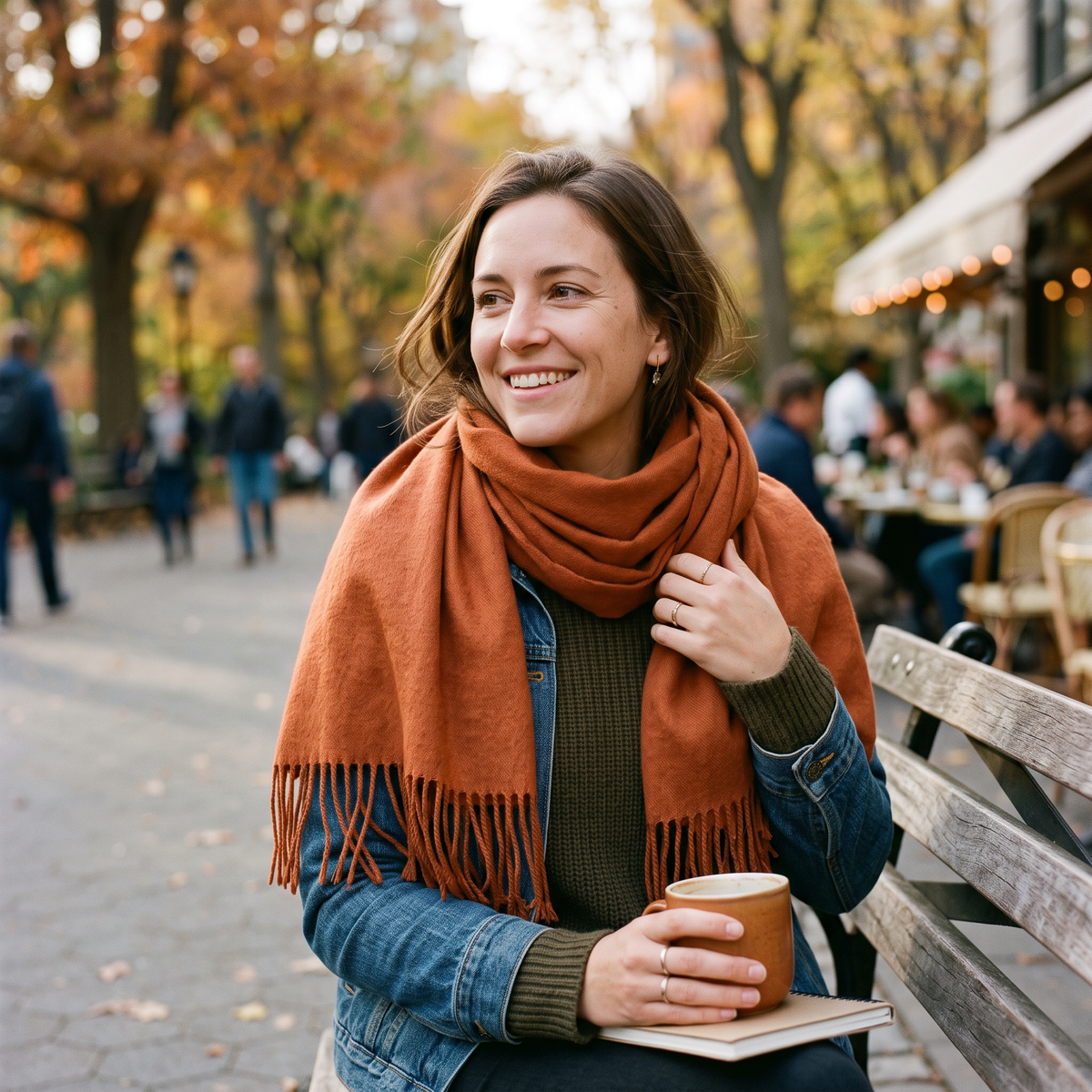 Soft Pashmina Tassel Scarf