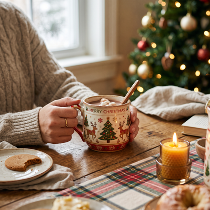 Festive Christmas Ceramic Mug