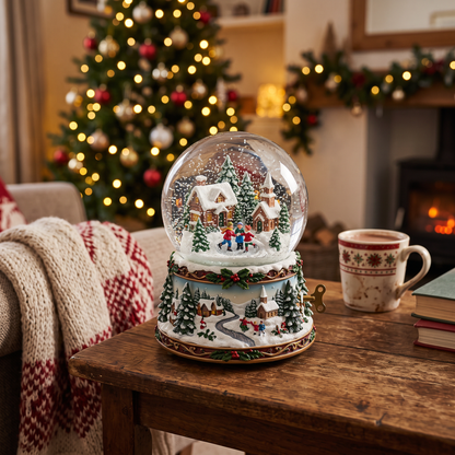 Musical Christmas Snow Globe