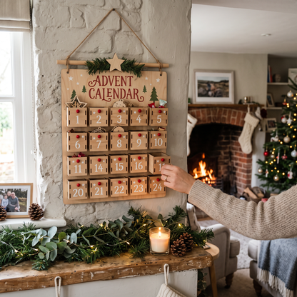 Wooden Christmas Advent Calendar