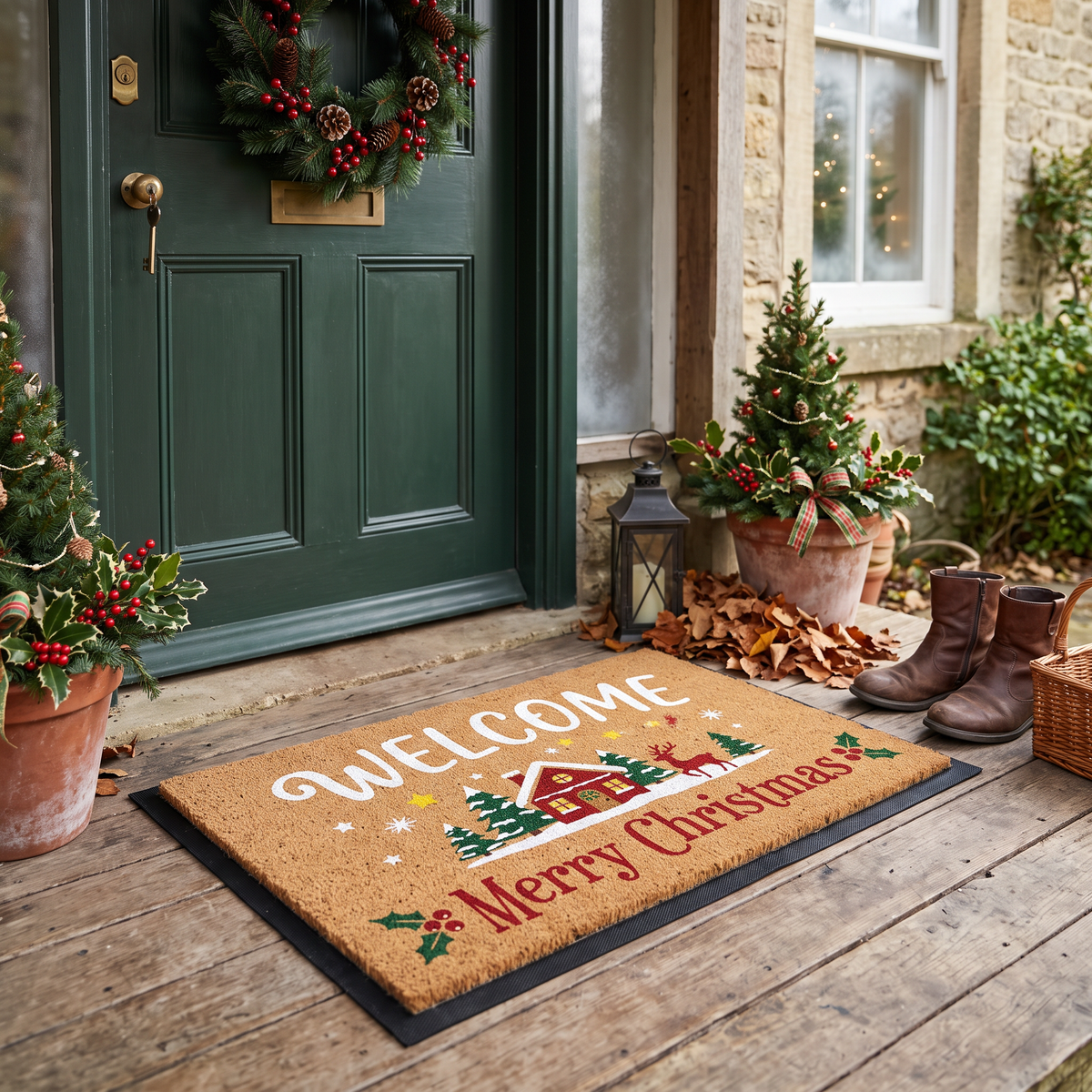 Christmas Welcome Doormat