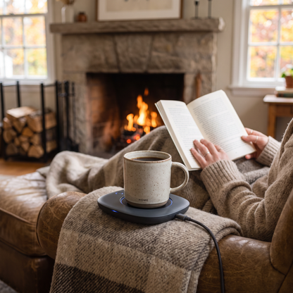 Smart Mug Warmer in use