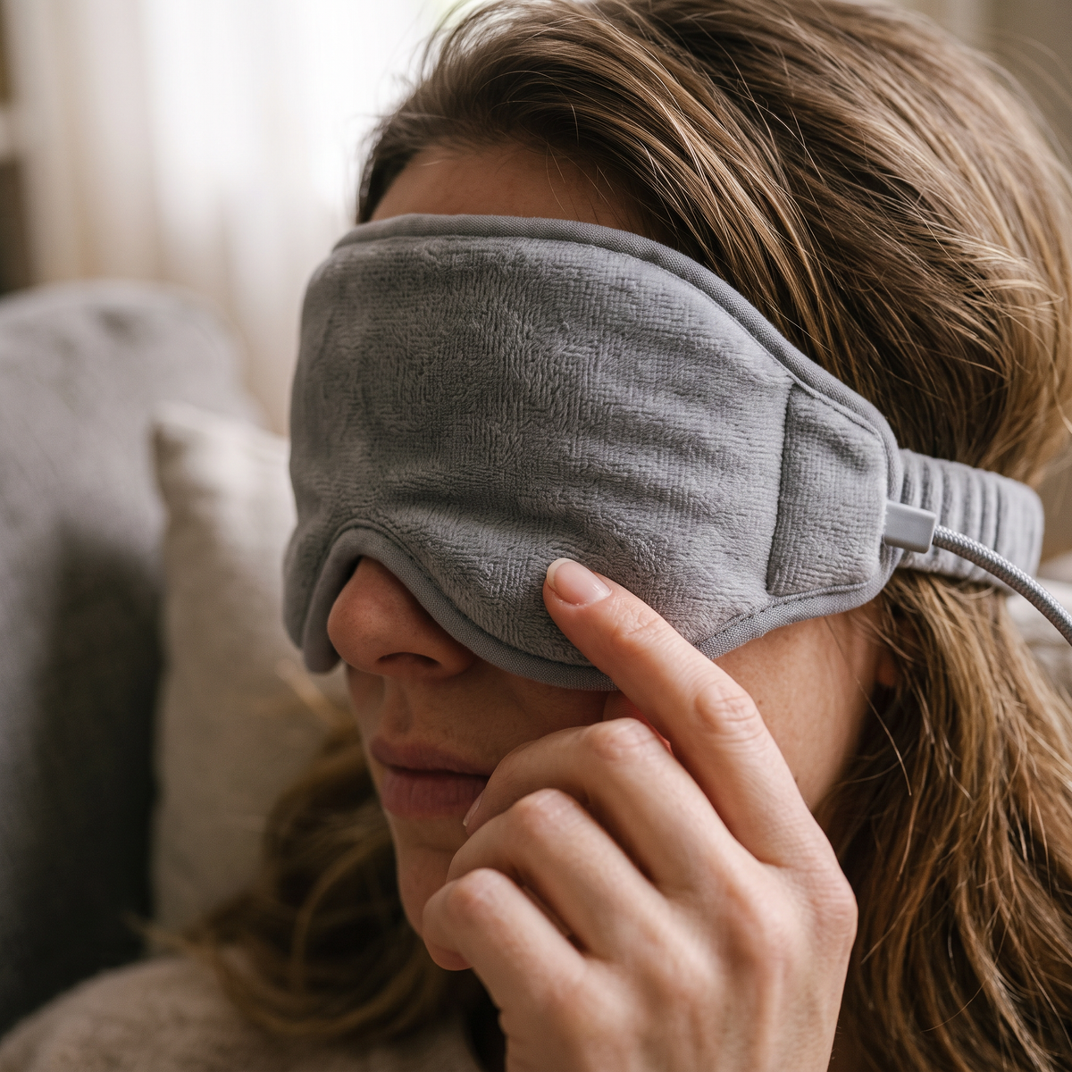 Heated Eye Mask close-up detail