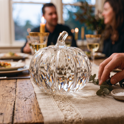 Crystal Pumpkin Centerpiece close-up detail