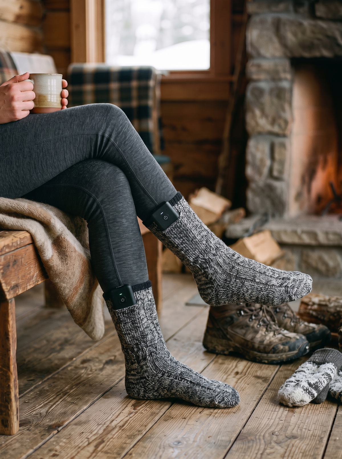 Rechargeable Heated Socks Charge Up And Head Out