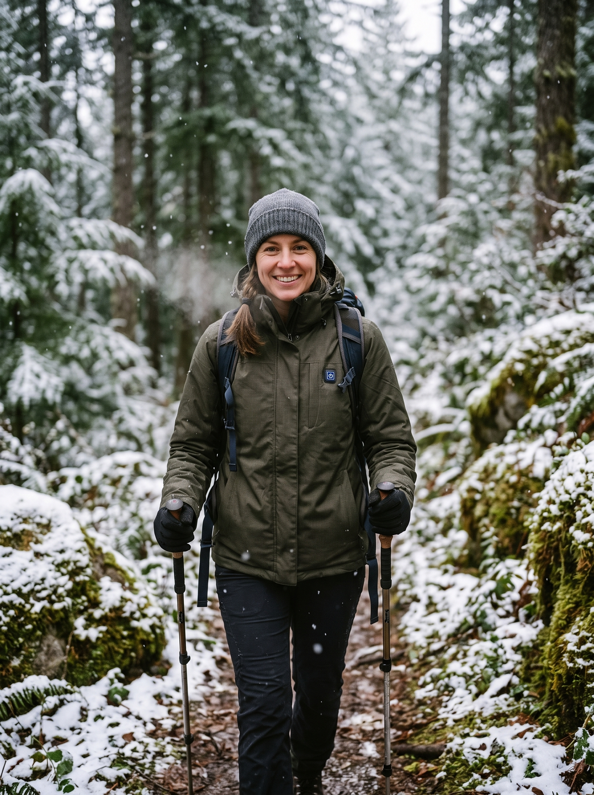 Heated Hooded Jacket Cozy From The First Step Outside