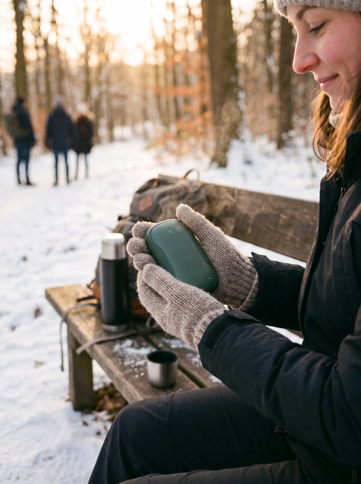 Rechargeable Hand Warmer & Power Bank Warmth That Never Ends Up In The Trash