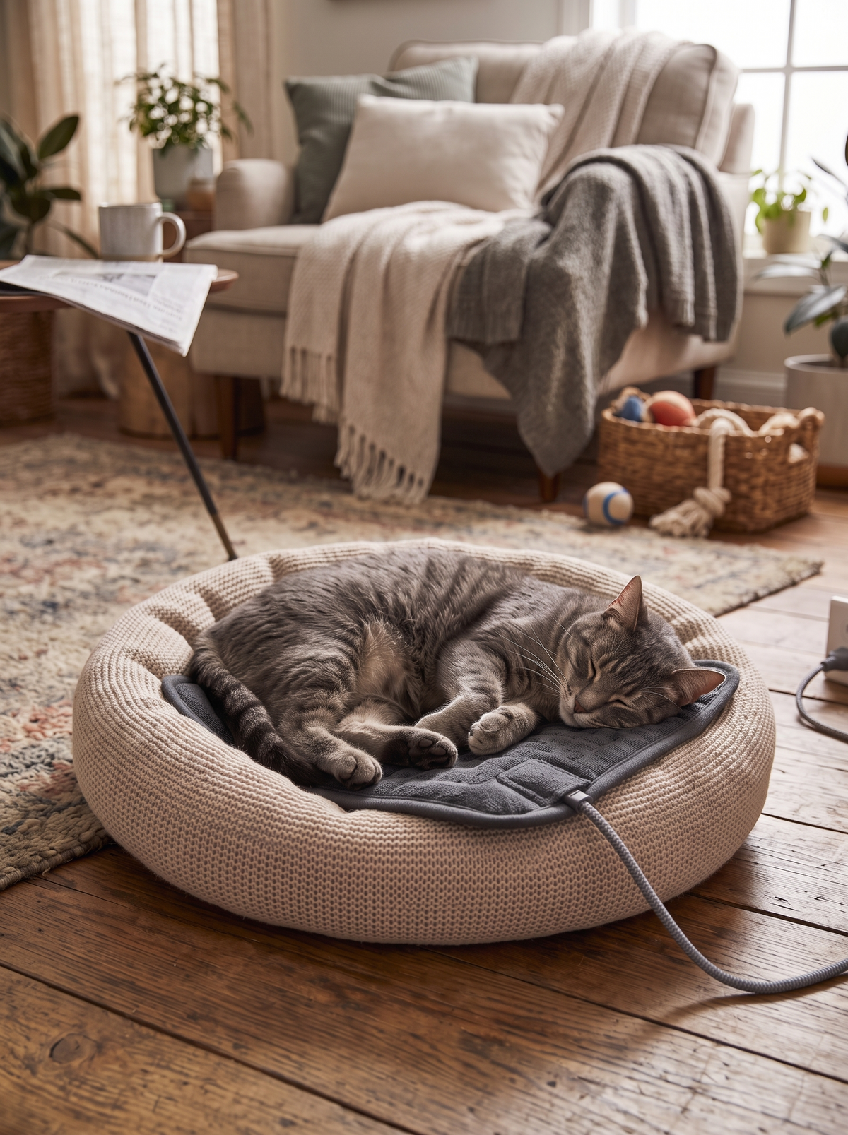 Heated Pet Bed Pad Works With The Bed They Already Love