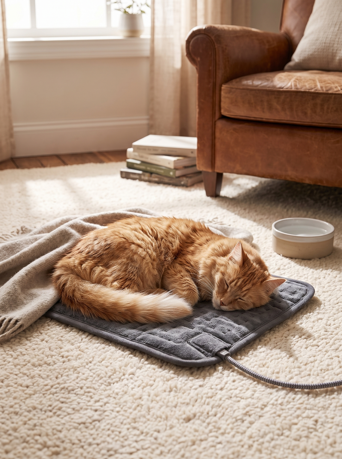 Heated Pet Bed Pad Extra Comfort For Senior Pets