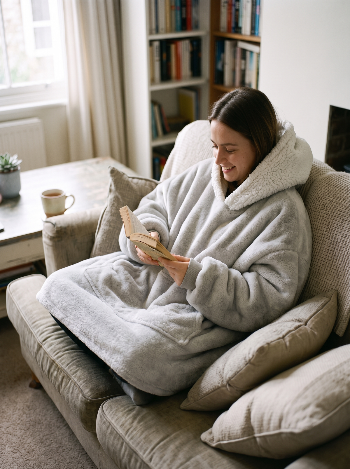 Oversized Blanket Hoodie Part Blanket, Part Sweatshirt