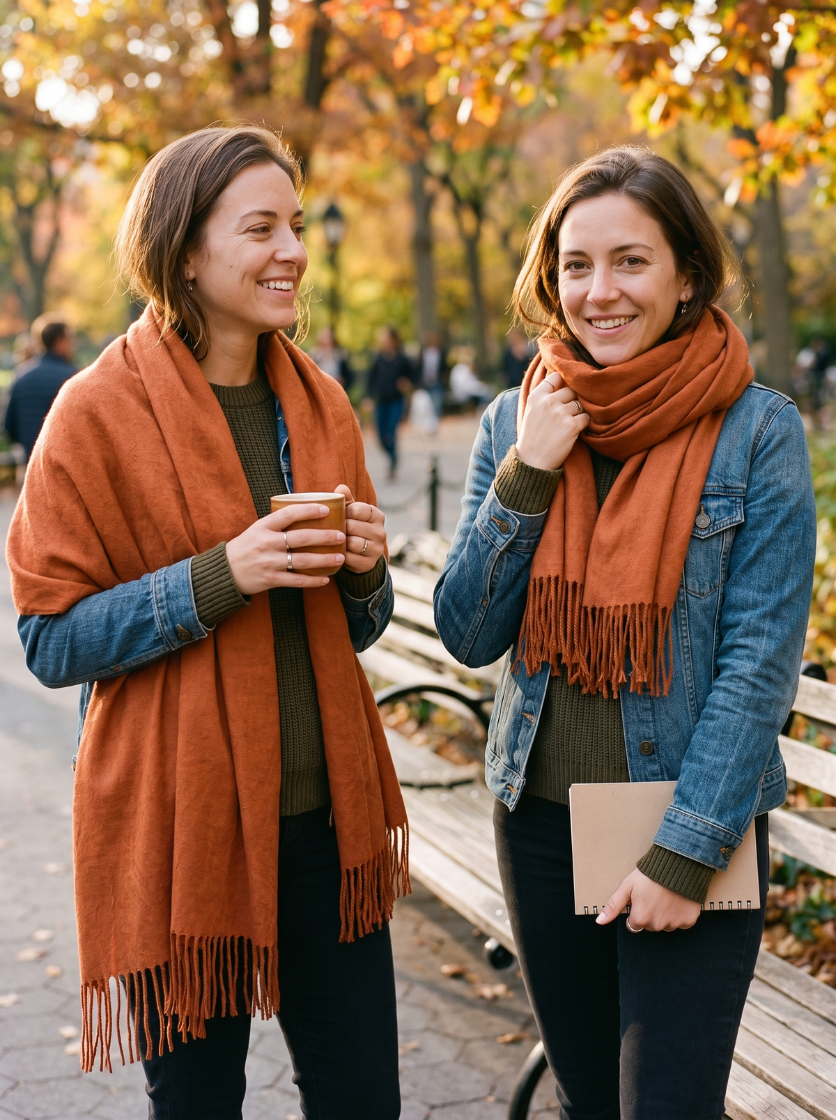 Soft Pashmina Tassel Scarf Two Looks In One Accessory