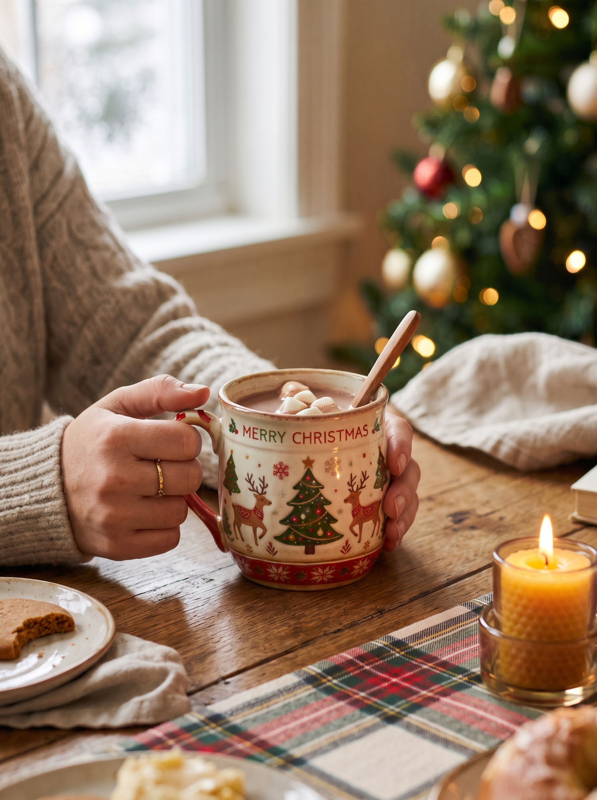 Festive Christmas Ceramic Mug Holiday Cheer In Every Cup