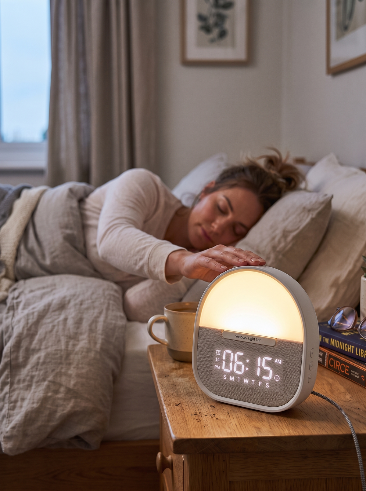 Daylight Lamp with Alarm Clock Wake Up And Wind Down
