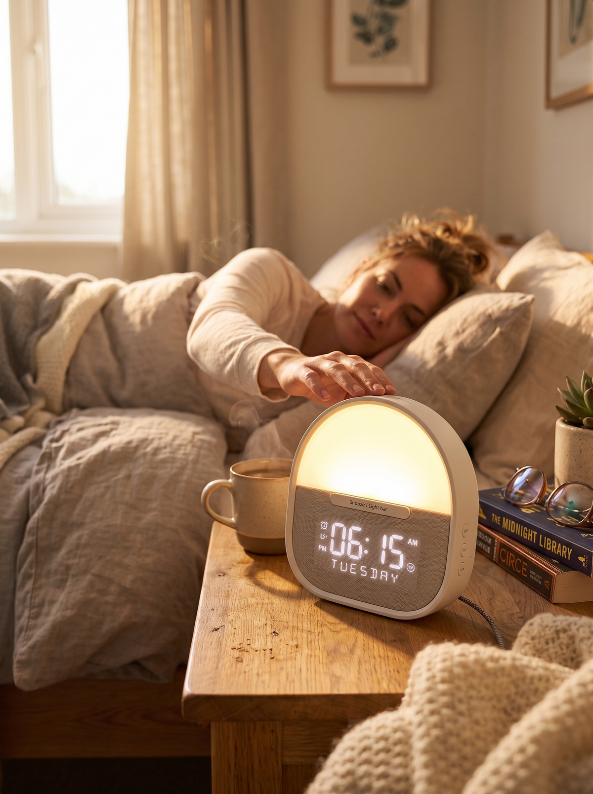 Daylight Lamp with Alarm Clock Brighter Winter Mornings