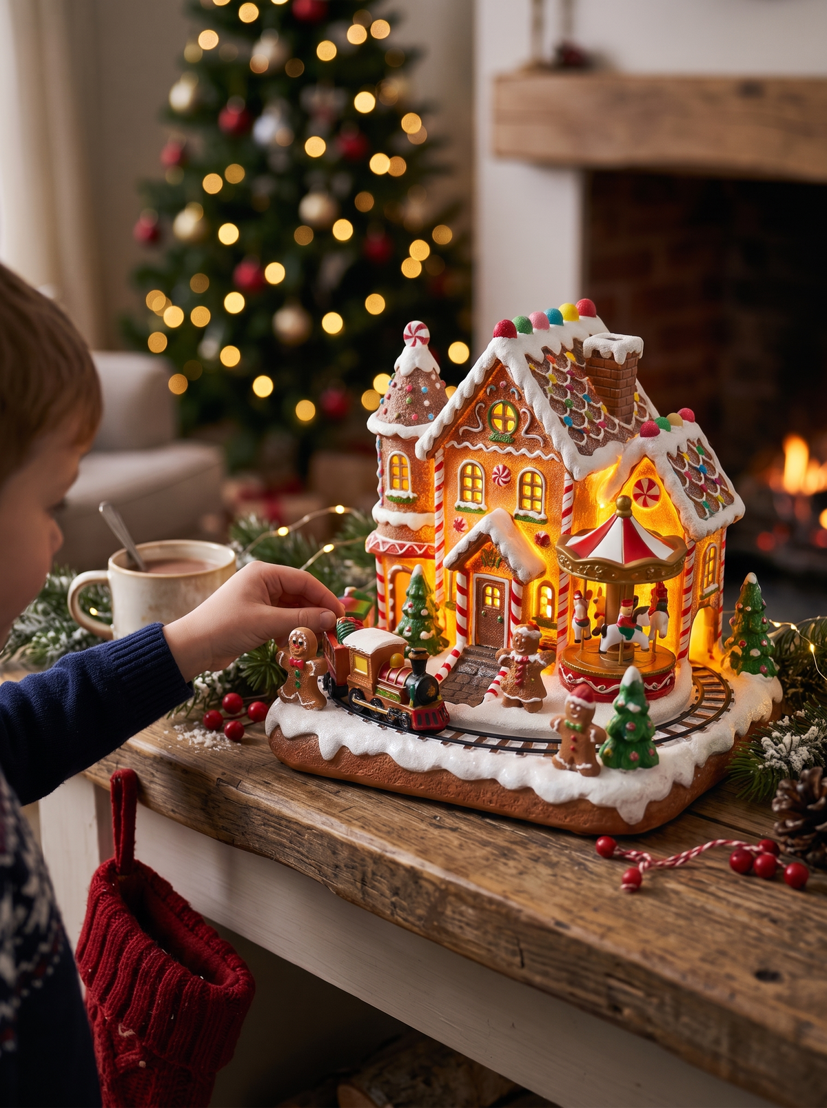 LED Christmas Village House A Glowing Holiday Wonderland